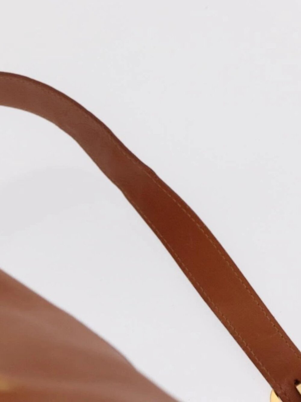 GUCCI Bamboo Body Bag Leather Brown Gold 003 2113 0037 Auth gh1689 - Picture 9 of 16